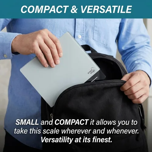 Vista 7 de Smart Weigh Escala Postal Profesional de USPS con Plataforma de Vidrio Templado, Múltiples Modos de Pesaje y Función de Tara, Escala de Envío