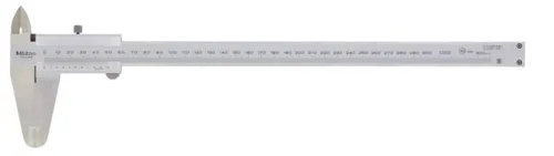 Mitutoyo 530 Series Vernier, calibre de acero inoxidable métrico para mediciones de profundidad, interior, exterior y espacios., 1