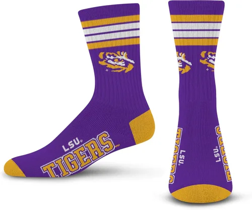 Vista 45 de For Bare Feet Calcetines de cuatro rayas de la NFL para mujer