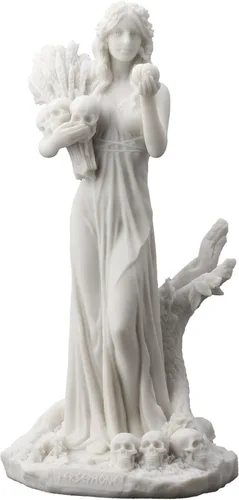 Vista 9 de Veronese Design Estatua griega de 10,25 pulgadas con acabado de bronce antiguo de Perséfone de la vegetación y el inframundo