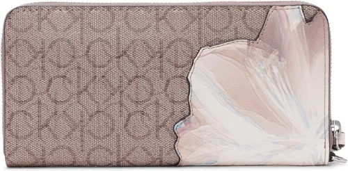 Vista 2 de Calvin Klein Key Item Saffiano Continental - Cartera con cremallera y correa para muñeca