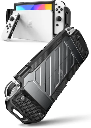 SUPCASE Unicorn Beetle Pro Series - Funda para Nintendo Switch modelo OLED 2021 funda protectora resistente acoplable compatible con consola