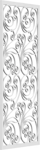 Vista 74 de Ekena Millwork WALW10X25X0250MALBI Marilla Paneles de pared decorativos de madera con calado, 9 3/8 pulgadas de ancho x 24 3/8 pulgadas de alto
