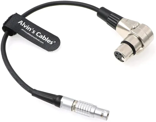 Alvin's Cables Cable de alimentación hembra de 6 pines macho a XLR de 4 pines para DJI Ronin 2 estabilizador de cardán para cámara Sony F55 SXS
