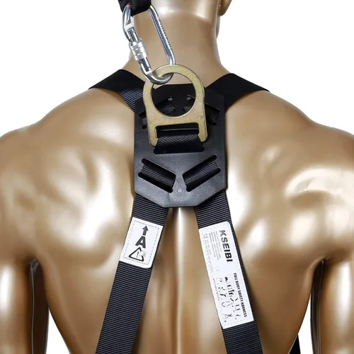 Vista 7 de KSEIBI 421026 Fall Protection Safety Harness Kit W 3 D-Rings for Lanyard DELUXE Safety Protection Arrest and Carry Bag