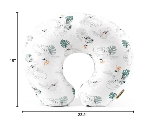 Vista 8 de GRSSDER Funda de almohada de lactancia suave y elástica para niños y niñas, funda de almohada de lactancia para recién nacidos, elegantes animales