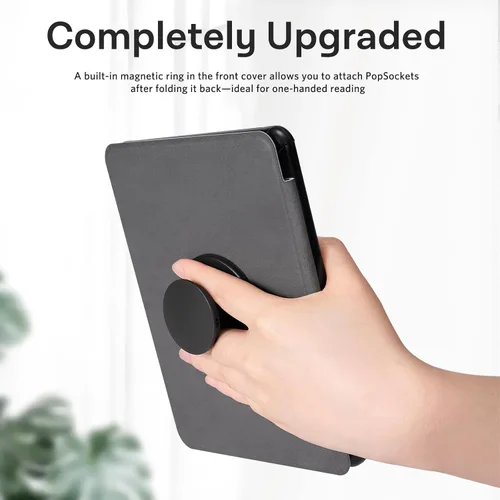 Vista 249 de CoBak Funda inteligente para Kindle Paperwhite de 6.8" de 11ª generación 2021 con función de encendido automático, ligera, delgada, de piel **Salvia