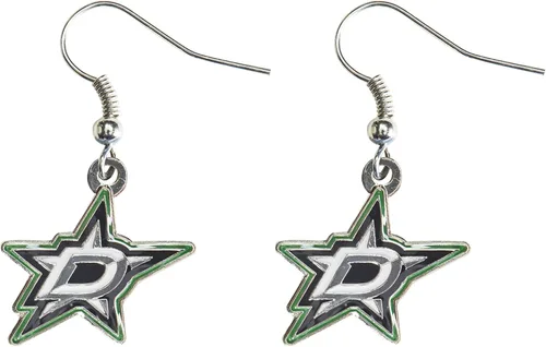 aminco NHL womens NHL Logo Dangler Earrings