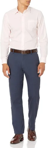 Vista 4 de Tienda Essentials Men's Classic-Fit Wrinkle-Resistant Flat-Front Chino Pant (Available in Big & Tall)