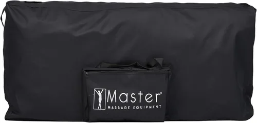 Vista 10 de Master Massage Bedford - Silla de masaje plegable portátil y ligera con funda de transporte, bolsa y ajuste de altura (café)
