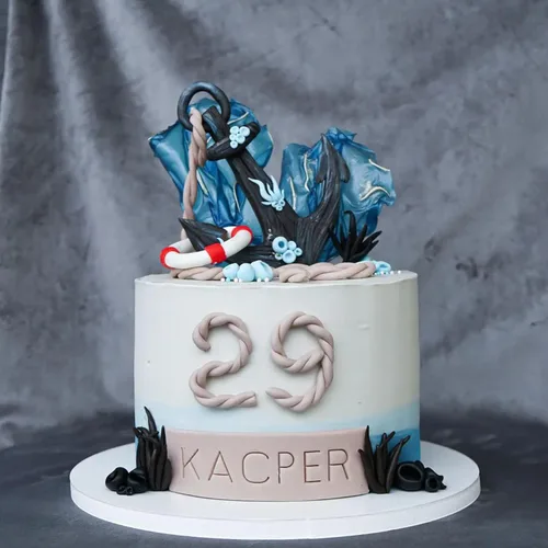 Vista 5 de Moldes de silicona para fondant, moldes para hornear chocolate con ancla de barco para decoración de pasteles, decoración de cupcakes, caramelo