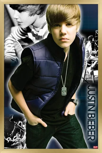 Vista 15 de Trends International Justin Bieber - Póster de pared genial, 14.725 x 22.375 pulgadas, versión enmarcada de madera de granero