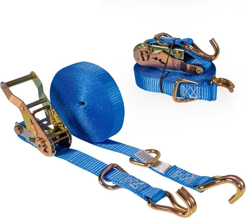 Vista 14 de US Cargo Control Correa de trinquete con gancho J de 1 pulgada x 20 pies, correas de trinquete de 1 pulgada con doble ganchos en J y anillos en D