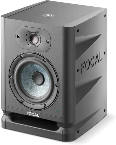Focal Alpha 50 Evo - Monitor de estudio activo de 2 vías de 5 pulgadas, biamplificador RMS de 60 W, woofer de fibra de pizarra, 45 Hz a 22 kHz
