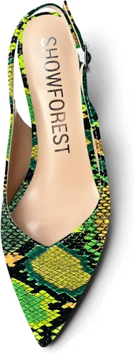 Vista 3 de Zapatos de tacón bajo con hebilla de correa ajustable para mujer de 2 pulgadas