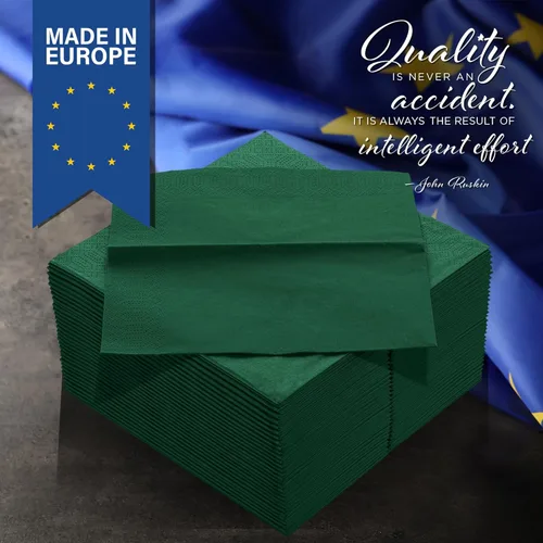 Vista 33 de Servilletas negras para bebidas, servilletas de papel desechables de 3 capas para bar, cóctel, bodas, cumpleaños, fabricadas en la UE, (20 unidades)