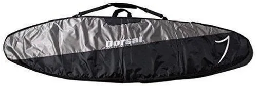 Vista 9 de DORSAL Tabla corta de viaje y longboard tabla de surf bolsa de día cubierta Negro/Gris Nylon 5'7
