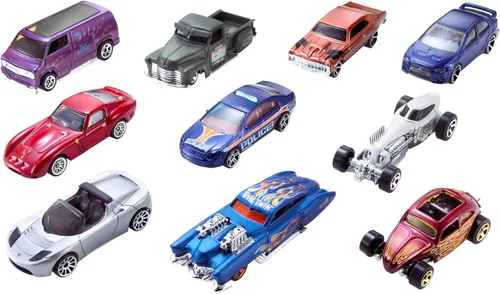 Vista 5 de Conjunto de Juego Hot Wheels Track Builder de Juego Ilimitado Caja de Trucos de Combustible, 14 Piezas de Componentes y Juego de Coche a Escala 1:64