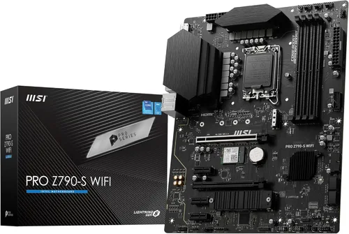 MSI PRO Z790-S WiFi ProSeries Placa base (compatible con procesadores Intel de 12ª/13ª/14ª generación, LGA 1700, DDR5, PCIe 5.0, M.2, LAN de