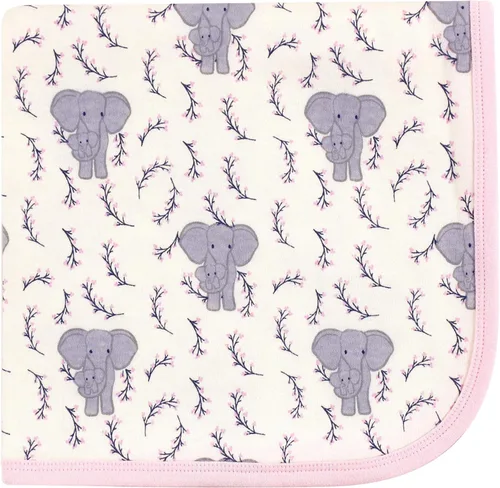 Vista 15 de Touched by Nature Manta unisex de algodón orgánico para bebé, manta de recepción y multiusos, abedules, talla única
