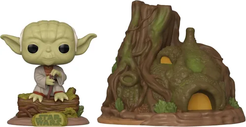 Vista 3 de Funko Pop! Town: Star Wars - Yoda's Hut, Multicolor