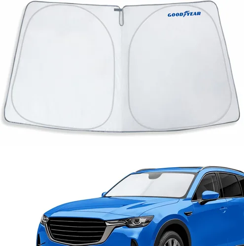 Vista 40 de Goodyear Parasol plegable para parabrisas Acura MDX 2022-2026, accesorios de automóvil, cubierta de parasol, parasol para parabrisas de automóvil