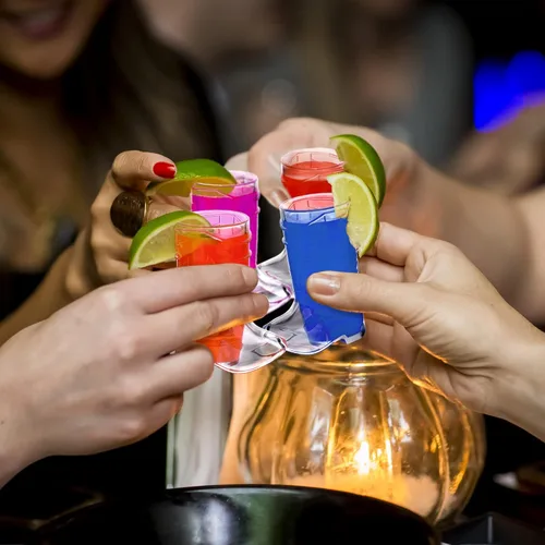 Vista 7 de ADXCO - 24 vasos de vaquero transparentes de 1 onza, mini vasos de tiro para botas de vaquero, vasos de plástico para botas de vaquero occidental