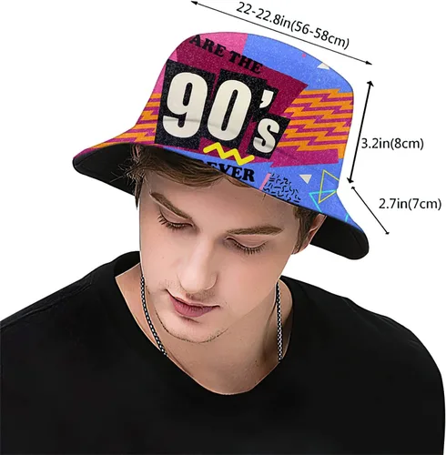 Vista 5 de Yellow Duck Bucket Hat Fisherman Hats Packable Cap Fashion Sun Hat for Women Men