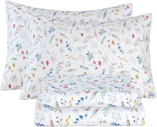 Vista 37 de Bedlifes Juego de sábanas refrescantes de 3 piezas tamaño individual con mezcla de rayón derivado de bambú, suave y transpirable, bolsillo profundo