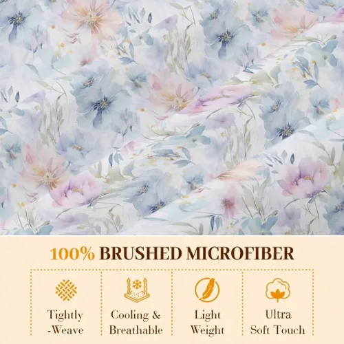 Vista 27 de YIYEA Sábana bajera ajustable de microfibra de doble cepillado de alta calidad, tamaño individual, sábana bajera ultra suave, encogimiento, Blanco