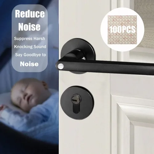 Vista 2 de TCPENG® 100 piezas de patas de goma transparentes, pequeñas almohadillas autoadhesivas, puntos de goma adhesivos, topes antideslizantes