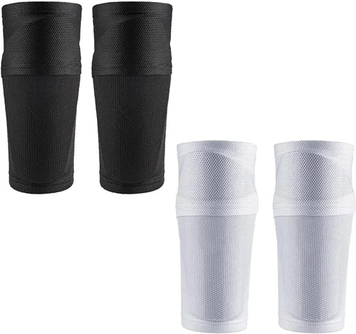 Soccer Shin Guards Sleeves for Kids Youth - Sleeves for 3-15 Years Old Boys and Girls for Football Games, Sleeves with Optimized Insert Pocket for