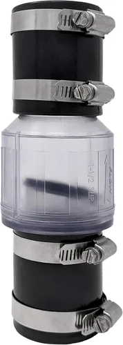 PumpSpy Válvula de Retención Silenciosa - 1-1/2" con Acoplamientos Buna-N, Modelo CV-150, Aleta Cargada por Resorte, Aumento de la Expectativa de