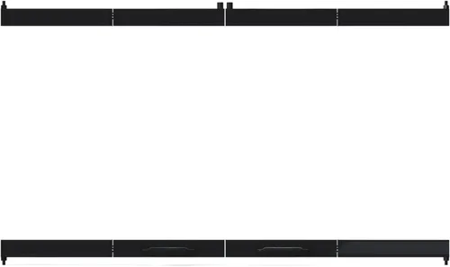 Vista 5 de Puertas de vidrio para chimenea de calentador modelo # A42C, A42R (acabado negro)