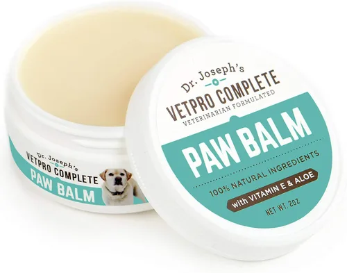 Vista 7 de Dr. Joseph's VetPro Complete - Bálsamo para patas de perro para todos los perros y gatos, protección natural y chupete para almohadillas secas