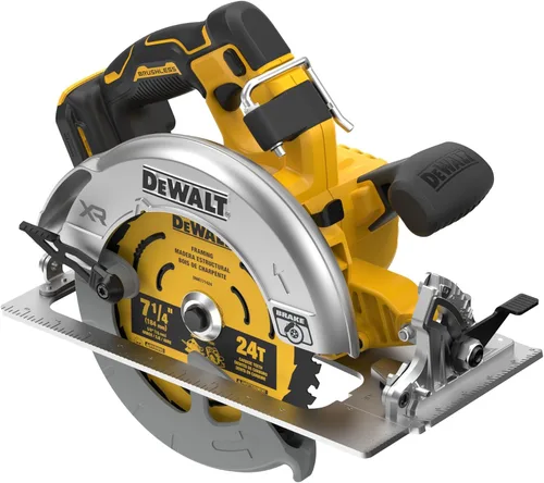 Vista 3 de DEWALT Sierra circular inalámbrica sin escobillas de 20 V MAX XR de 7-1/4 pulgadas, solo herramienta (DCS590B)