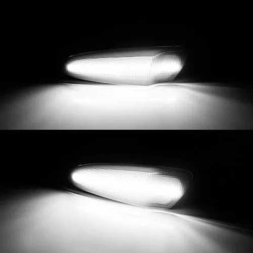 Vista 3 de KENRTIR Lámpara LED blanca con lente ahumada compatible con Toyota SUPRA MK.4 1997 1998 y Toyota Celica 2000-2005 Luz de marcador lateral