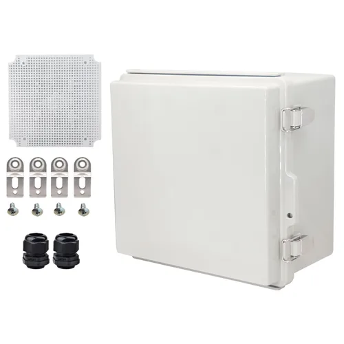 Vista 43 de Caja Eléctrica Impermeable para Exteriores Caja de Conexiones Resistente a la Intemperie IP67 Carcasa de Plástico ABS Caja de Proyecto