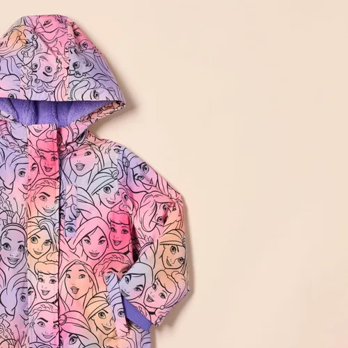 Vista 2 de Tienda Essentials Disney Marvel Star Wars Frozen Abrigo acolchado cálido para niñas princesas y niños pequeños