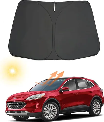 Vista 14 de Parasol plegable para parabrisas delantero de automóvil, ajuste personalizado para Ford F-150 F150 2015-2020 Lariat, King Ranch, Platinum, XL XLT