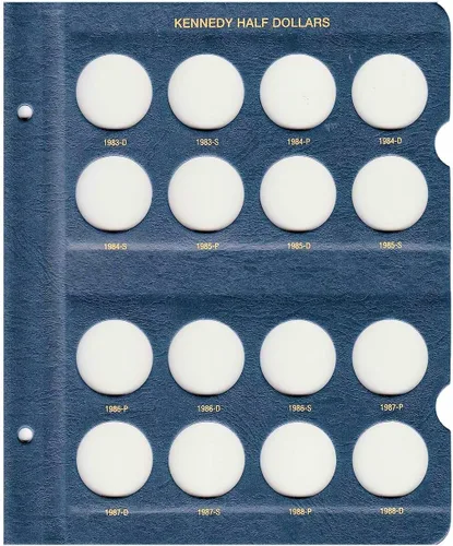 Vista 5 de Whitman US Kennedy Álbum de monedas de medio dólar 1964 - 2002 #9127