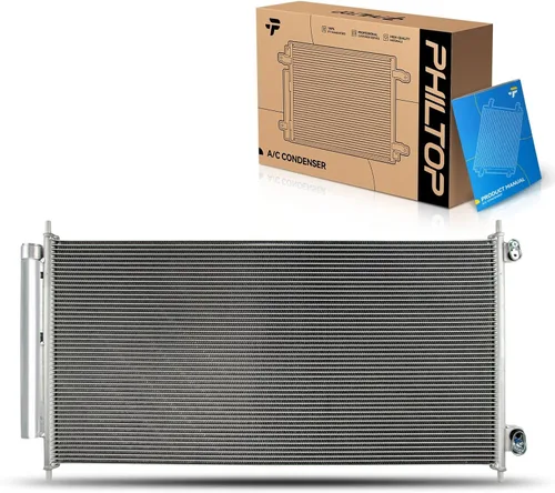 Vista 51 de PHILTOP Reemplazo del condensador de aire acondicionado para Ram1500 2003-2008, Ram2500 2003-2008, Ram3500 2003-2008, para OEM 5072993AB, 5072993AA