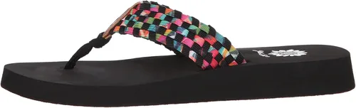 Vista 3 de Yellow Box - Sandalias Soleil de cuña para mujer