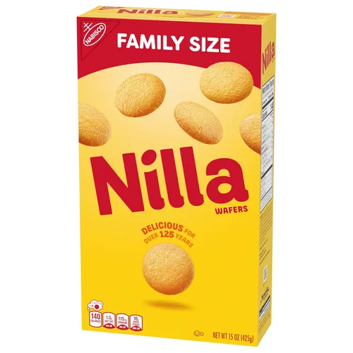 Vista 14 de NILLA Galletas de obleas, obleas de vainilla, tamaño familiar, 15 onzas