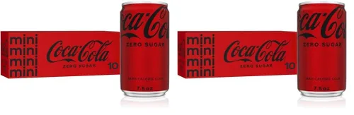 Vista 12 de Paquete de nevera sin cafeína de Coca-Cola Zero, 12 onzas líquidas, paquete de 36