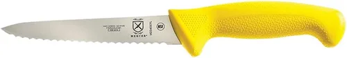 Vista 9 de Mercer Culinary Millennia - Cuchillo de deshuesado curvo con mango de color, 6 pulgadas, color morado