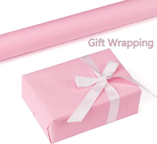 Vista 4 de Papel tapiz autoadhesivo rosa, con film, fácil de aplicar, pelar y pegar, papel tapiz para pegar, revestimiento de estante y reforma de la puerta