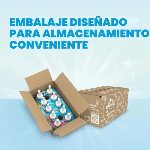 Vista 2 de Glade PlugIns - Recambios de ambientador, aceites perfumados y esenciales para el hogar y el baño, Aqua Waves, 6.7 onzas líquidas, 10
