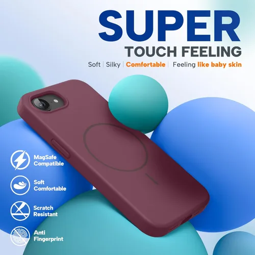 Vista 294 de Miracase Funda ultradelgada diseñada para iPhone SE 2022 (3ª generación)/iPhone SE 2020 (2ª generación)/iPhone 7/iPhone 8 con protector de pantalla