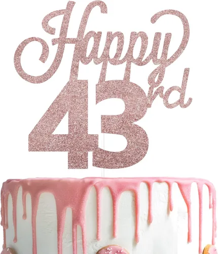 Vista 80 de LINGTEER - Decoración para pastel con texto "Happy Birthday 100", color negro